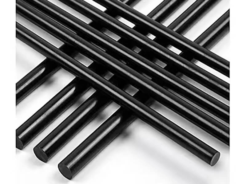 Black Polycarbonate rod