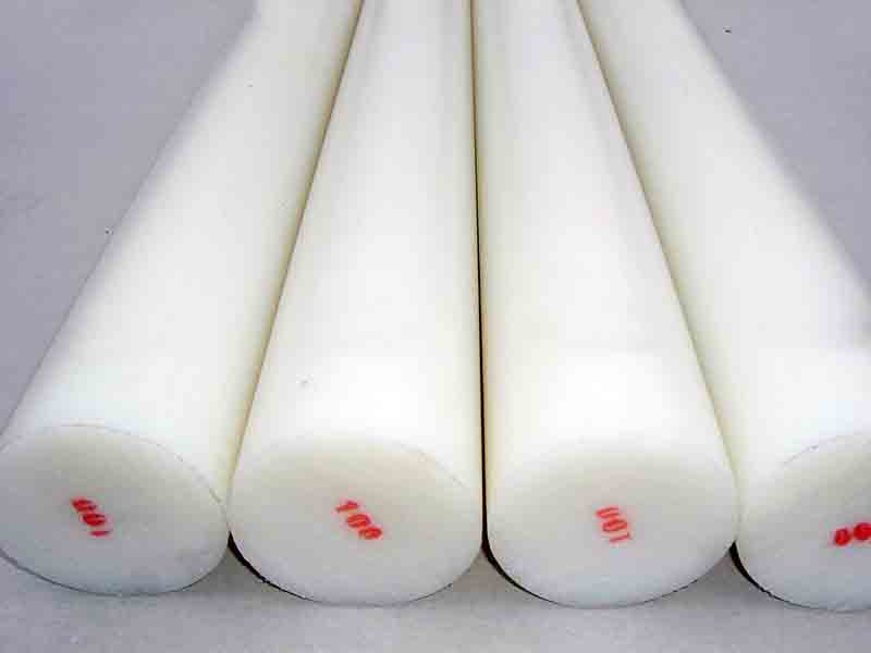 White Acetal rods