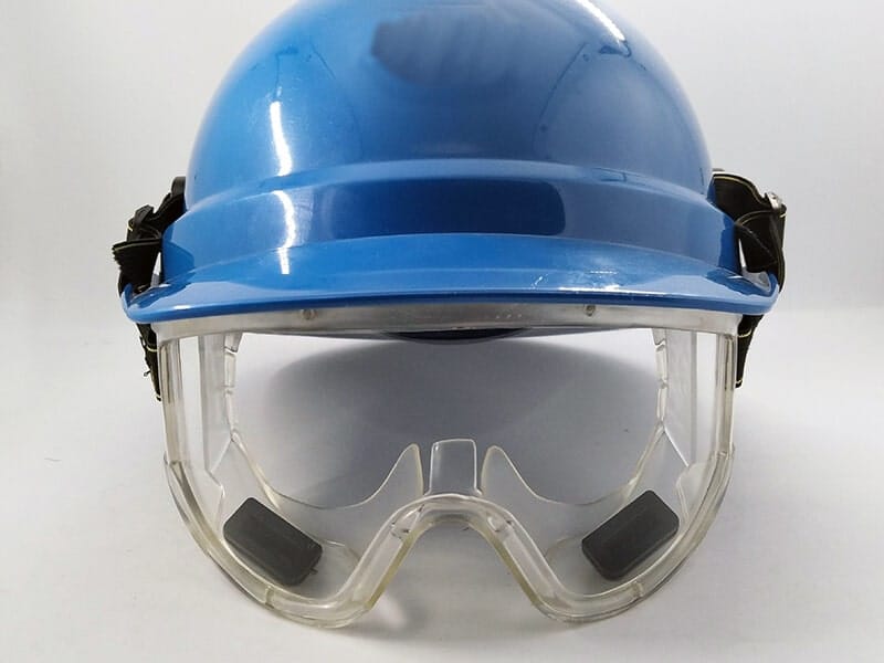 Helmet with clear Visor