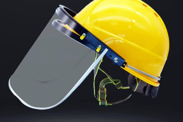 Yellow Helmet Visor
