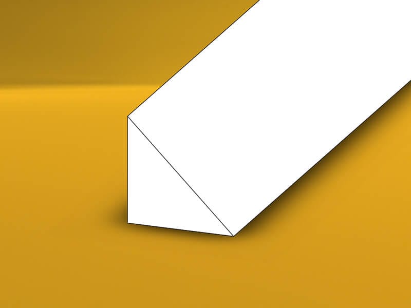 right triangle acrylic rod