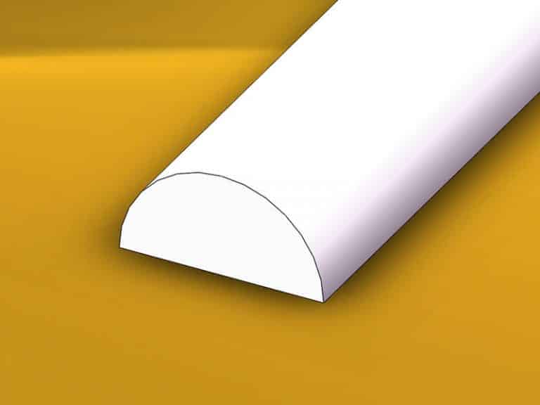 semicircle acrylic rod
